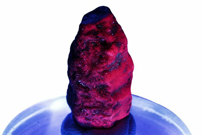 Highly Fluorescent Ruby Crystal - India #249709